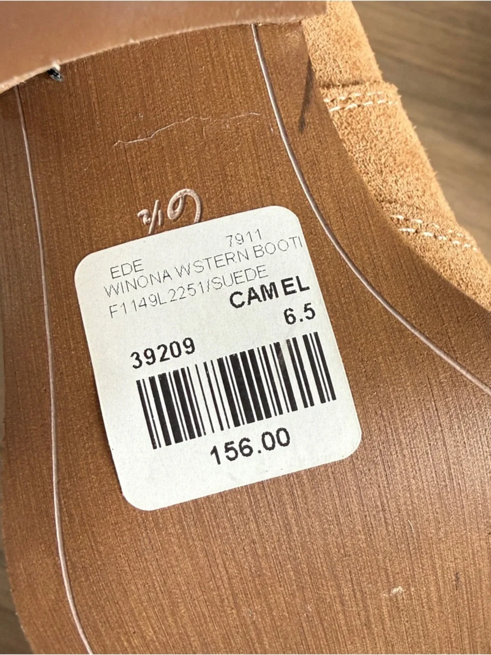 Sam Edelman Winona Western Booties 6.5 - Picture 9 of 15